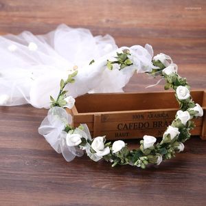 Flores decorativas véu -toucado de praia merece o papel de modelar acessórios de vestido de flores yiwu Hair Wedding Hair