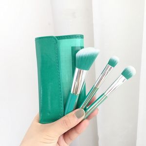 3 tragbare Sets von Make-up-Pinseln mit dem Original-Pinselpaket zum Trimmen von Rouge, Lidschatten und Make-up-Tools