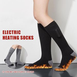 Sports Socks Heated One Size Electric Heating Rechargeable Battery Powered Men Women Long Tube Outdoor Ski Forefoot