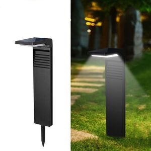 Solar Garden Lights IP65 Vattentät utomhus LED Landscape Path Lighting Wireless Powered Pathway Walkway Driveway Yard Decoartion Lawn Lamp