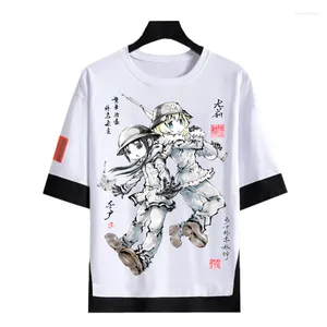 Men's T Shirts Shirt Girls' Last Tour T-shirt Cosplay Shoujo Shuumatsu Ryokou Anime Ink Painting Tees Unisex