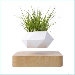 Plantadores potes suspens￣o magn￩tica Bluetooth Flower Pots para ￭m￣s de plantas em vasos