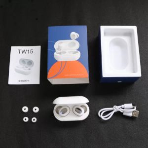 Waterproof Earbuds Headsets TWS Bluetooth 5.0 Earphones Wireless Headphone Stereo Sports With Type-C TW15 Item In-Ear