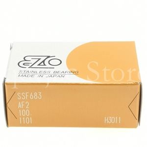 10 PCS Ezo Open Deep Groove Ball Lager of Roestvrij staal SSF683 F683H DDLF-730 ULK307 Fax3 3 mm 7 mm 3 mm 3 mm
