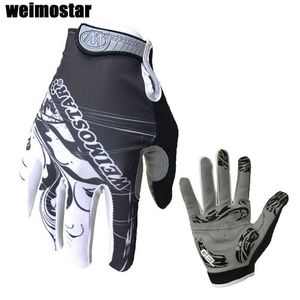 Велосипедные перчатки гель Pro Bike Full Finger Gloves для мужчины женщина MTB Guantes Ciclismo BMX DH Off Road Motocross Red T221019