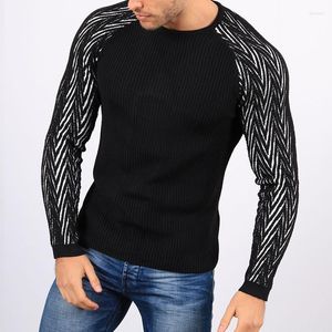 Maglioni da uomo nella primavera del 2022 Maglione transfrontaliero europeo e americano Abbigliamento da uomo con maniche raglan