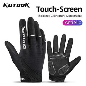 Guanti da ciclismo KUTOOK MTB Sport Mountain Bike Full Finger Pesca all'aperto Escursionismo Touch Screen Palestra T221019