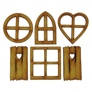 Garden Decorations Wooden Door Narnia Three-dimensional Assembly Kit Craft Outdoor Creative Decor Miniature Sculptur