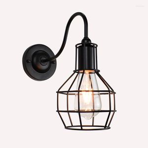 Wall Lamp E27 Vintage Industrial Rustic Sconce Light Fixture Fitting 110V-240V Bedroom Lamps LED Lustres