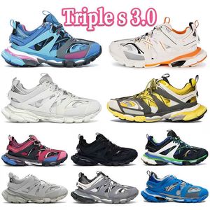 2022 Fritidsskor Sneakers Skor Sneakers Transparent Nitrogen Crystal Yttersula Svart Vit Grön Triple S Track 3.0 Herr Dam 36-45 Eur