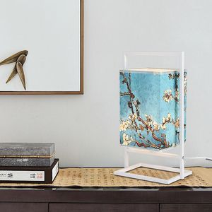 Table Lamps Chinese Style Country Lamp LED E27 With 2 Styles Art Deco Vintage Desk For Study Bedroom Parlor Shop Cafe Restaurant