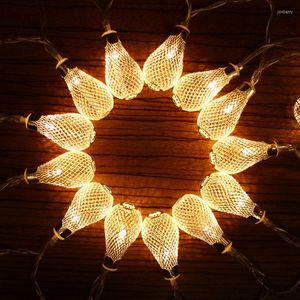 Strings 10 LEDs 1.2M Ball Light Pine Night Lamp Garland LED String Christmas Kids Bedroom Wedding Fairy Garden Decoration Patio Lights