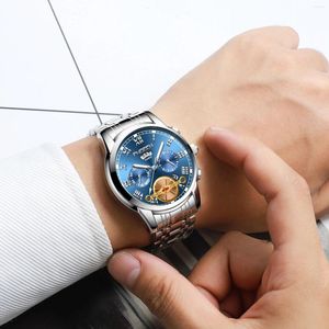 Zegarek zegarek top zegarek wodoodporny kwarc biznesowy męskie zegarki