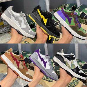 Box With 2022 scarpe casual donna uomo scimmia Luxurys piattaforma di design stella sk8 sta donna donna uomo sneaker sneakers stelle APE b