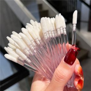 Maquiagem de pincel de escova lábio descartável pincéis de extensão de cílios de cílios Aplicador de arenques de batom do rímel