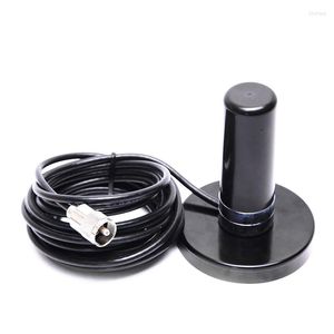 Walkie Talkie Car Radio Dual Band VHF UHF Antenna With 5M Coaxial Cable Magnetic Mount Base 136-174MHz/400-480Mhz BNC Connector