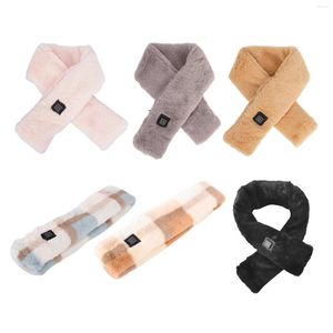 Bandanas USB Electric Heated Scarf Neck Warmer Heating Pad Three Level Neckerchief Cold Protection Compress For Camping Indoor