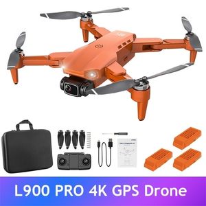Intelligent Uav L900 PRO 4K GPS Drone With Camera Brushless Motor 5G FPV Quadcopter 1.2km 25min RC Helicopter Dual 250g VS KF102 221020
