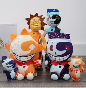 12-30cm FNAFサンドロップとムーンドロップの豪華なおもちゃのセキュリティ侵害サンライズボスゲームドールズギフト子供