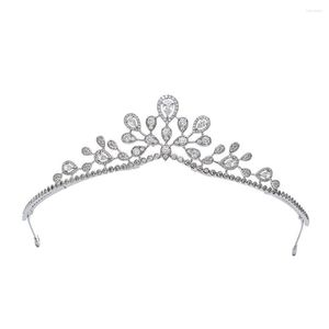 Cabeças 2022 Design Princesa de zircônia cúbica Tiara Diadema para Cabelas de Cabelo de Casamento Bridal Acessórios para Carefos CH10343