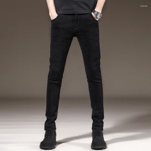 Jeans da uomo 2022 Uomo Classico Nero Jean Homme Pantalones Hombre Mannen Morbido Slim Biker Masculino Denim Tute e Salopette Pantaloni da Uomo Autunno