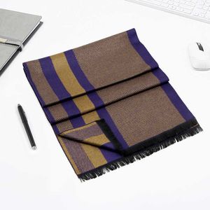Scarves 2022 Hot Selling Europe Style Winter Polyter Pashmina Scarf Shawl Warm Thick Tassel Scarv For Men Scarf Wrap