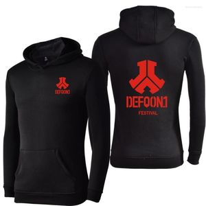 Hoodies masculinos Defqon 1 e Sweetshirt Tracksuit Men Music Concert DJ para roupas legais de moda