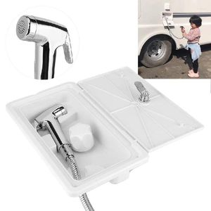 All Terrain Wheels RV Exterior Outdoor Shower Box Kits For Marine Camper Trailer Motorhome Travel External Kit With Lock Accessories