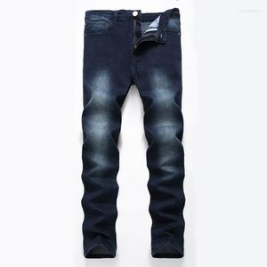 Men's Jeans 2022 Fashion Hip Hop Men Retro Knee Rap Hole Biker Many Colours Loose Slim Destroyed Torn Ripped Denim Man