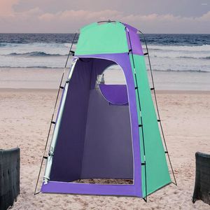Zelte und Schutzh￼tten Einfacher Einrichten tragbarer Duschzelt -Zelt -Camp -Toiletten -Regenunterkunft f￼r Camping Beach Privatsph￤re Wandern