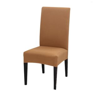 Stol t￤cker ett stycke slipcover stretch matsal slipcovers elastisk h￶g bakre rum f￶r t￤ckning f￶r