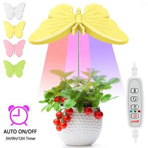 Kweeklampen Volledig spectrum LED -licht DC 12V USB Phyto -lamp met controle phytolamp voor binnenhorticulturele zaailingen Flower Home Tents