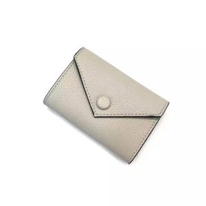 Wholesale leather wallet for women multicolor designer short Card holder women purse classic zipper pocket Victorine