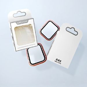 Universal White Cartboard Watch Case Box Empty Iwatch Cases Retail Package Packaging för Apple Samsung Fitibit Huawei Watch