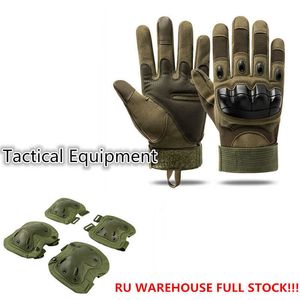 Luvas de ciclismo 1Pair Tactical Full Touch Touch Screen Motorcycle Ski Airsoft Climbing Riding Exército Combate T221019