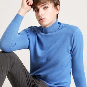 Men's Sweaters 2019 winter new cashmere sweater men's winter thick turtleneck sweater young men's large size T221019