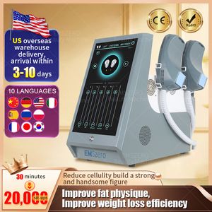 Black Friday DLS-Emslim stor skärm Display Electromagnetic Muscle Build Tesla Shape Fitness Shaping Melt Fat Machine