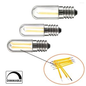 Mini Cob Dimmable Lackbs E14 1W 2W 3W осветительная лампа Филамента холодный/теплый свет галоген для люстры Spotlight 220V