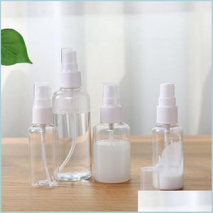 Verpackungsflaschen Sprühflasche 3 Unzen 2 Unzen 1 Unze Reise Kunststoff Leere Kosmetik pro Behälter mit Nebeldüse Flaschen Zerstäuber Probenfläschchen Dhhvq