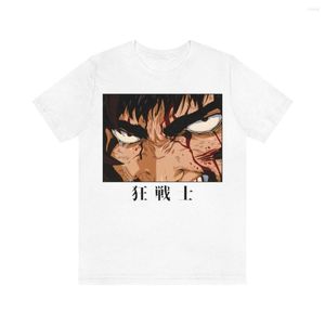 男性用男性用Tシャツクールクールハラジュクアニメプリントティーサマーベルセルクガッツファッション服