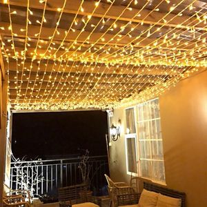 100m 800 LED Noel Peri String Hafif Çelenk 8 Mod Açık Bahçe Veranda Düğün Partisi Tatil Işığı AC220V UK AB AU Plug2268