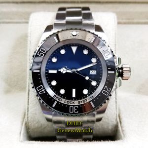 ساعات رجالي فاخرة Deep Sea-Dweller ETA 2824 ساعة آلية آلية الحركة للرجال 904L مشبك قفل انزلاقي من الفولاذ 200 متر ساعة يد بإطار سيراميك مقاوم للماء 126600