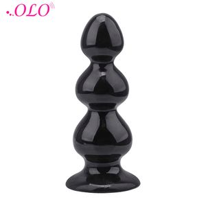 Beauty Items OLO Couple Toys Butt Plugs Anal Plug Big Beads Huge Size Prostate Massager Anus Stimulator sexy For Man Woman