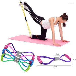 Bandes de r￩sistance Slinom Yoga Rubber Band Workout Fitness Fitness Chest Expander Elastic pour Home Sports Exercise Past