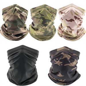 Scarves Outdoor Riding Sunscreen Ice Silk Sports Quick-drying Stretch Hot Heaear Camouflage Scarf