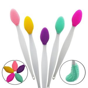 Water Pipes Bong Wax Smoking Accessories Cleaning Brush Hookah Shisha Herb piep Portable Silicone Brushes 145mm length colorful b1020
