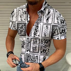 Camisas casuais masculinas Luxo para homens noite de verão