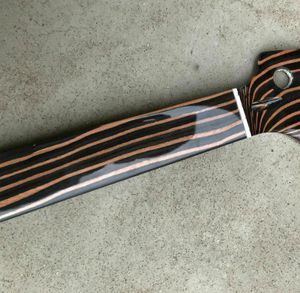 Bezprzepustowy gitara basowa 4 sznurek 20 prog 34 -calowy Zebra Wood Yourboard Gloss