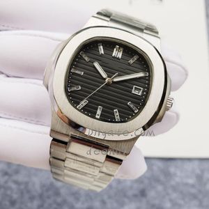 Męski automatyczny zegarek mechaniczny 40 mm AU1 Pasek ze stali nierdzewnej Klasyczne składane zegarek zegarek mody Wodoodporne zegarki szafirowe