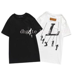 Fashion Mens Designers t Shirts Summer Shirt Crane Printing High Quality Hip Hop Men Women Short Sleeve Tees Plus Size S-5xl 802023766